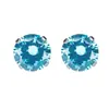 Conjunto de Joias para Piercing em Liga de Titânio G23 Zircônia Brilhante Colorida Pedra Solta Brincos Unhas de Lábio Unhas de Nariz Unhas de Sobrancelha Estilo Misto