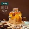 Botellas de Vidrio para Elaborar Vino, Tarros de Vino Espesados, Barriles de Vino, Botellas Vacías para Vino Medicinal de Ginseng, Ollas de Fermentación, Tarros Sellados con Grifo