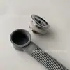 Drenaje de Lavabo Completo de Cobre para Tina Drenaje de Baño Operado con el Pie Drenaje de Cubo de Madera Tubería de Drenaje Juego Completo de Accesorios