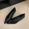 Primer Encuentro Jifa Punta Fina Francesa Cuello en V Adelgazante Boca Baja Tacón Bajo Zapatos de Salón Mujer 2026 Primavera Otoño Simple Wanyi Para Ir al Trabajo Mary