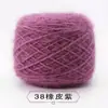 Grande Bola de Fio de Veludo de Esquilo com Fio de Seda Brilhante para Tricô à Mão, Cachecol, Chapéu, Xale de Mohair de Espessura Média Venda Direta Tricô à Mão
