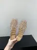 Zapatos de Cristal Coreanos para Mujer, Medias Zapatillas Planas de Punta Cerrada, Zapatos de Gel Transparentes Calados de Malla de Pescado, Zapatos sin Cordones