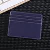 Cartera pequeña de piel para mujer, tarjetero, monedero en stock con impresión de logotipo para hombre, tarjetero para autobús/tarjeta de crédito al por mayor Ruihang