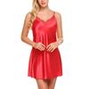 2018 Comércio Exterior High-end Home Roupas Pijamas Europa e América Sexy Lace Sling Nightgown Satin AliExpress Explosões