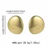 E14490 Pendientes de Moda Retro Exquisitos y Elegantes para el Día a Día con Temática Oceánica, con un Toque de Alta Gama, Accesorios Versátiles y Lujosos