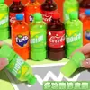 Goma de borrar multifuncional creativa de alta calidad, divertida, tipo botella de refresco, dispensadora, borrable al calor, para estudiante de primaria