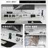 Soporte de Monitor de Aluminio ZOX Premium, Soporte Modular para Computadora de Escritorio, Organizador de Escritorio de Acrílico