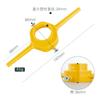 Llave de tubo de agua, 6 piezas, llave de grifo, tubo de plástico PVC, apto para alambre de 4 puntos, 6 puntos y 1 pulgada