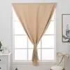 Cor Sólida Alta Precisão Sombreamento Simples Velcro para Cortina Sem Furos Cortina Acabada Cortina de Porta Cortina Acabada Cortina Acabada de Comércio Exterior