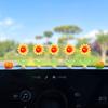 Net Celebrant Dia Nacional Bonito Shake Head Girassol Enfeites de Carro Flores Frescas Carro Console Central Retrovisor Espelho Decoração