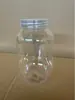 Garrafa Plástica Transparente Espessa Descartável para Bebida de Suco de Chá de Leite 500ml Pet