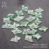 Flor de Jade Jade Dongling Natural Agujero Central Flor DIY Estilo Antiguo Pasador Hecho a Mano Material para Pasador