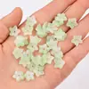 Cuentas Sueltas de Vidrio de Color Degradado de 12 mm con Forma de Flor de Cinco Pétalos para Broche de Pelo Hecho a Mano Estilo Antiguo, Colgante para Coche, Accesorios de Pulsera