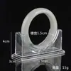 Soporte de Exhibición Transparente de Acrílico para Pulseras, Joyería, Pulseras de Jade, Accesorios de Cristal y Cuentas de Oración Budistas