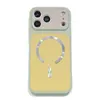 Transforma al Instante en una Funda Magnética para Teléfono con Textura Similar a la Piel, Adecuada para Apple 17Promax Dopamine 15, Estilo Ins Simple y de Nicho 16/12