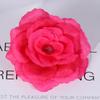Simulação de cabeça de rosa de 8 cm, arranjo de flores para parede de casamento, arranjo de flores verdes para plantio, chapéu de Halloween, flor de seda rosa