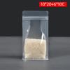 Bolsa Autoportante Transparente Engrosada Sellada por Ocho Lados Twist Snacks a Prueba de Humedad Sub-embalaje Bolsa Sellada con Cierre Bolsa para Empaque de Alimentos Personalización