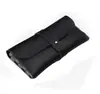 Estojo de Couro com Zíper para Óculos Estojo para Óculos de Sol Chave de Fenda Bolsa para Óculos Cartão de Teste Polarizado Estojo Particular para Óculos