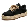Zapatos de Tenis Retro con Cordones de Suela Gruesa, Diseño de Nicho de Moda Casual Estilo Coreano para Hombre, Nueva Colección Four Seasons, Dropshipping