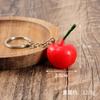 Modelo de fruta em miniatura de simulação de PVC morango laranja chaveiro pingente de bolsa brinquedo de casa de brincar de comida em miniatura