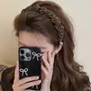Diadema Retro con Estampado de Leopardo y Dientes Plegados para Mujer, Nuevo Estilo Otoño/Invierno, Diadema Antideslizante, Elegante para Salir, Sujetar el Cabello, Arreglar los Pelos Sueltos