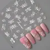 Adesivos de Unha Artística para Meninas Bonitas Celebridade da Internet Ultra-Finos Menina Mágica Shin-Chan Decalques de Unha Série de Desenhos Animados Joias para Dedos