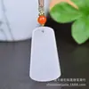 Pendente da Paz de Jade Dourado de Xinjiang, Pingente de Pão de Jade Branco, Pingente de Jade de Quartzito Transmissão ao Vivo