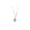 Nuevo Collar de Clavícula con Puntadas de Cuentas Hojas de Ginkgo Imitación Jade Estilo Chino Electrochapado en Oro Real Personalidad Nicho Elegante para Mujer