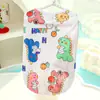 Roupas novas de seda gelada para primavera e verão para cães grandes, golden retrievers, gatos, vestuário e acessórios para animais de estimação, roupas para cães, coletes elásticos