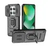 Adequado para Capa de Celular com Anel Urso de Batalha para Redmi Note 15 4g Capa de Celular Anti-Queda com Janela Deslizante para Redmi Note15