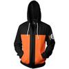 Suéter periférico de cosplay de anime japonés de la serie Naruto, suéter 3D, sudadera con capucha y cremallera para hombres y mujeres