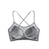 Bestseller de comércio exterior transfronteiriço: Sutiã feminino sem costas, camisola push-up, sutiã fino anti-exposição integrado