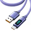 Cable de Datos Tipo-C de Carga Súper Rápida de 120W para Pantalla Digital Transfronteriza Adecuado para Huawei, Vivo, Oppo, Honor 6A Cable de Carga Rápida