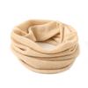 Sombrero multifunción de punto de cachemira lisa al por mayor con cuello para mujer, otoño e invierno cálido, bufanda universal para hombre y mujer