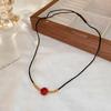 Colar de Pérolas Estilo Delicado e Fresco, Corrente de Clavícula Leve e Luxuosa com Toque de Alto Padrão, Joia de Design Único