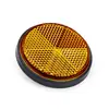 Motocicleta Veículo Elétrico Bicicleta Refletor Quadrado Redondo Altamente Refletivo Refletor Para-lama Traseiro Dispositivo de Alerta de Freio