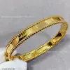 Pulsera Kaleidoscopio de Venta Caliente Transfronteriza, Chapada en Oro de 18 Quilates con Diamantes, Pulsera de Perlas Tachonadas con Diamantes de Firma, Suministro Directo de Fábrica, Pedido de Una Pieza Disponible