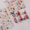 TENSOR Nueva Serie Navideña de Copos de Nieve para Manualidades Pegatinas Heladas para Uñas Pegatinas para Uñas Ins Serie de Gelatina M-701