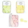 Hojas de jabón desechables, hojas de jabón de mini pétalo en caja portátiles para viajar, papel de jabón portátil para lavarse las manos