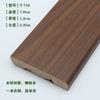 Pegatina de Pared Rodapié de Madera Maciza Pura de 7 cm en Color Madera para Uso Doméstico, Rodapié de Madera Maciza Autoadhesivo