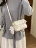 Bolsas Tejidas de Moda de Nicho Transfronterizas Bolsos de Mano para Mujer 2026 Nuevo Bolso Cuadrado Pequeño Versátil Elegante Bolso de Hombro Cruzado