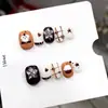 Daiyueda Unhas Usáveis Feitas à Mão Outono e Inverno Novo B264-1 Coração Francês Diamante Pintado à Mão Patch de Arte de Unhas Elegante