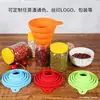 Ferramentas de Cozinha Funil de Silicone Conjunto de Funis Dobráveis Diâmetro Grande Tamanho Médio Tamanho Pequeno Funil Mini Conjunto de Três ou Quatro Peças