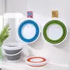 Balde de pesca dobrável, balde de lavagem para carro de plástico espesso para viagem, recipiente de água portátil de grande capacidade com alça