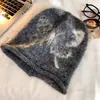 Gorro Holgado Estilo Coreano con Lazo de Nudo Gorro de Punto Peludo Holgado Retro para Otoño e Invierno Cálido Versátil que Adelgaza el Rostro para Mujer