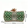 Bolso de noche único transfronterizo con adornos de pedrería, clutch para mujer