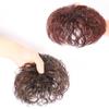 Aplique de Cabelo para Mulheres, Aplique de Cabelo Fofo de Seda de Milho de Uma Peça para Cobrir Cabelos Grisalhos, Topper de Cabelo de Fibra Sintética