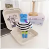 Colgantes de peces geniales, peces flácidos, peces que yacen planos de los residentes de Fondo de Bikini, accesorios para llaveros, chalecos de cama, Año Nuevo