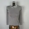 Moda Feminina Coreana Dongdaemun Nova Outono e Inverno, Muito Estilosa, Versátil, Sexy, Feminina, Slim-Fit, Peça Básica de Tricô que Valoriza a Silhueta