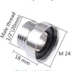 Adaptador Aerador de Torneira de Cobre para Cozinha e Banheiro Purificador de Água Rosca Externa M22 Rosca Fina para Rosca Fina M22 Universal